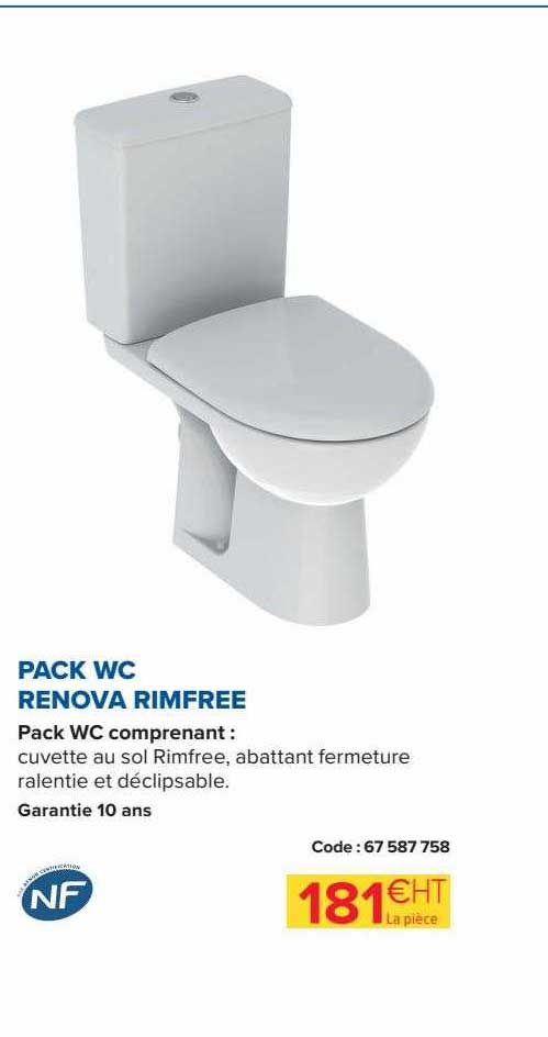 pack wc renova rimfree