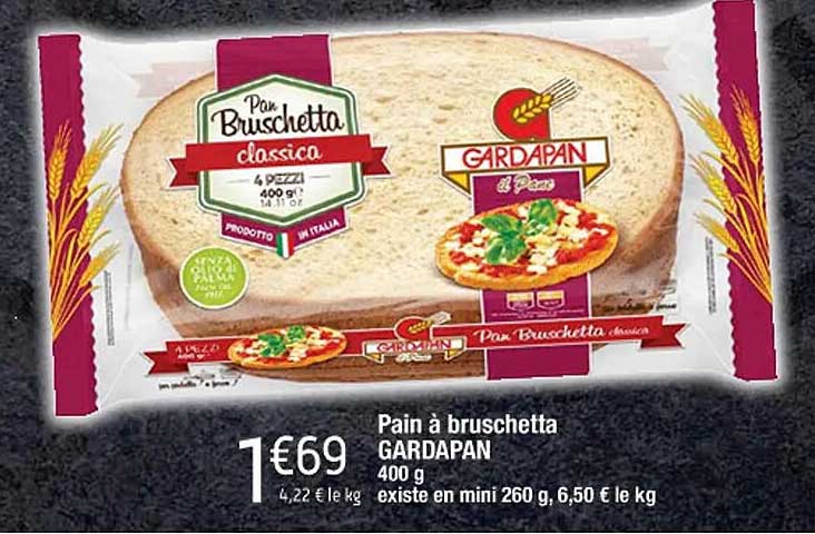 Pain à Bruschetta Gardapan