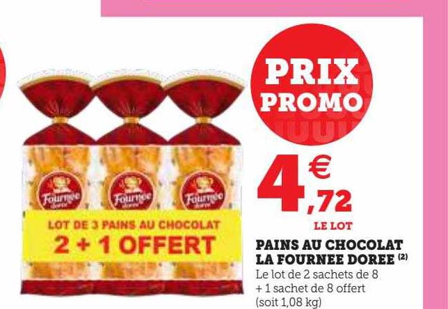 pains au chocolat la fournée dorée