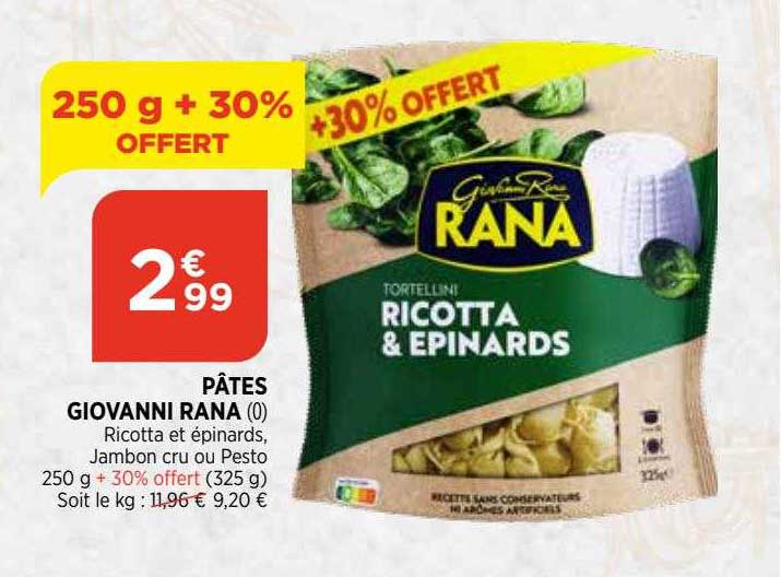 pâtes giovanni rana
