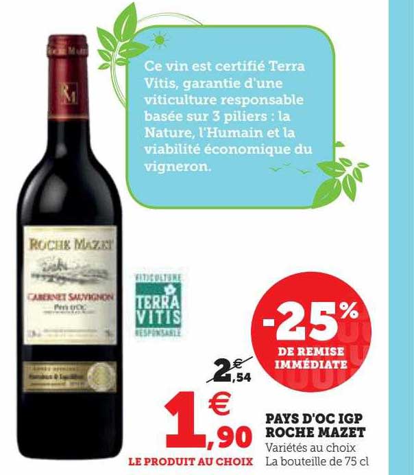 pays d'oc igp roche mazet