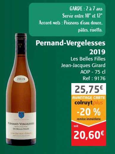 pernand-vergelesses 2019 les belles filles jean-jacques girard aop