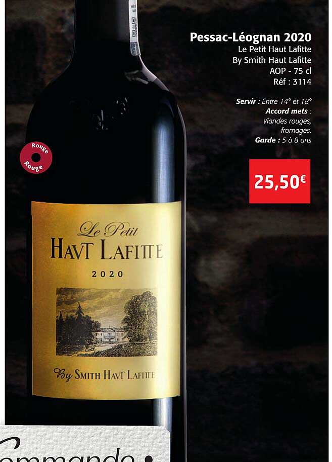 pessac - léognan 2020 le petit havt lafitte by smith havt lafitte