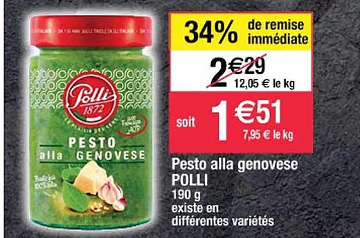 pesto alla genovese polli