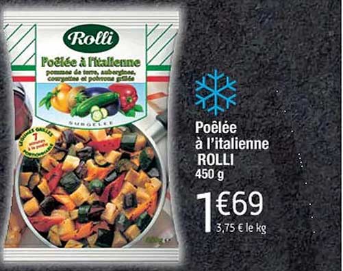 poêlée à l'italienne rolli