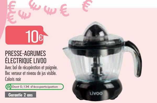 presse-agrumes électrique livoo