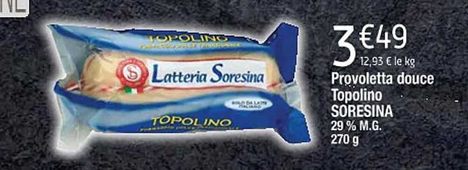 provoletta douce topolino soresina