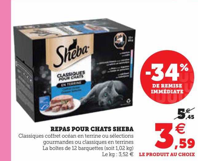 Repas Pour Chat Sheba