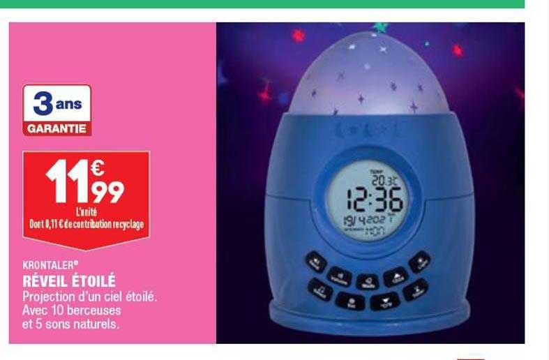 Réveil étoilé Krontaler