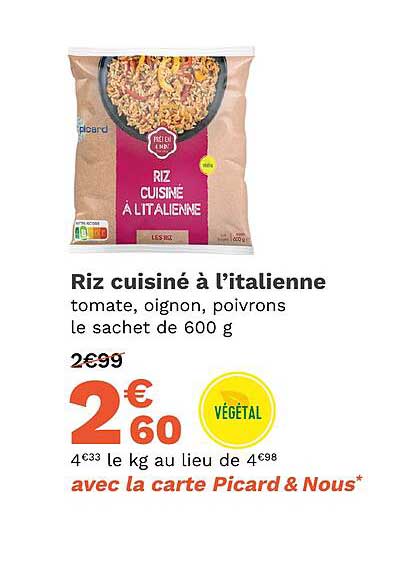 riz cuisiné à l'italienne