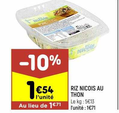 riz nicois au thonh
