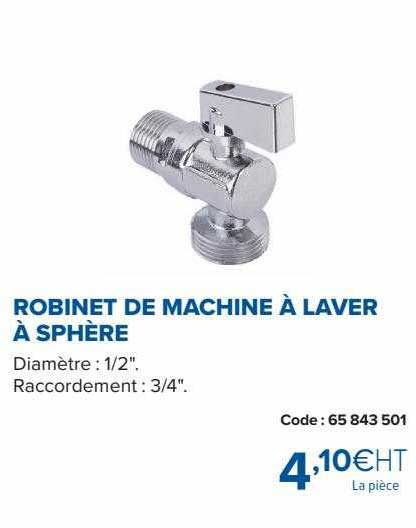 Robinet De Machine à Laver à Sphère