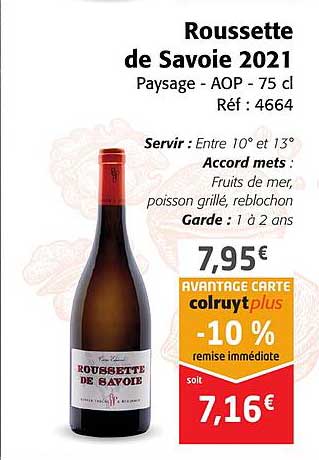 Roussette De Savoie 2021 Paysage - Aop