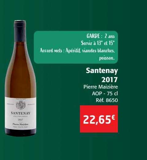 santenay 2017 pierre maizière aop