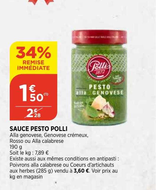 Sauce Pesto Polli