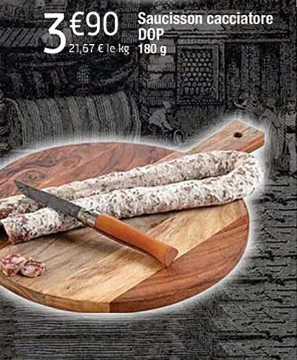 Saucisson Cacciatore Dop