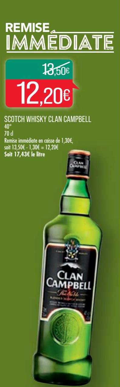 scotch whisky clan campbell