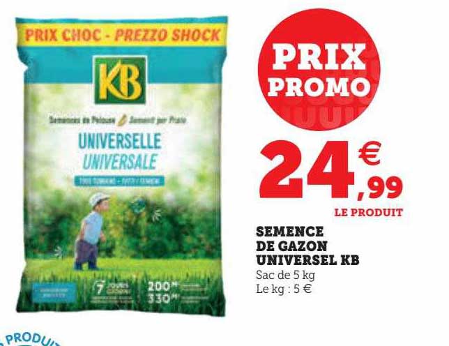 semence de gazon universel kb
