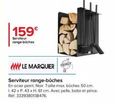 serviteur range-bûches