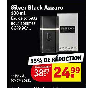 silver black azzaro