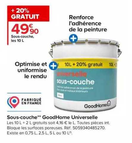 sous-couche goodhome universelle