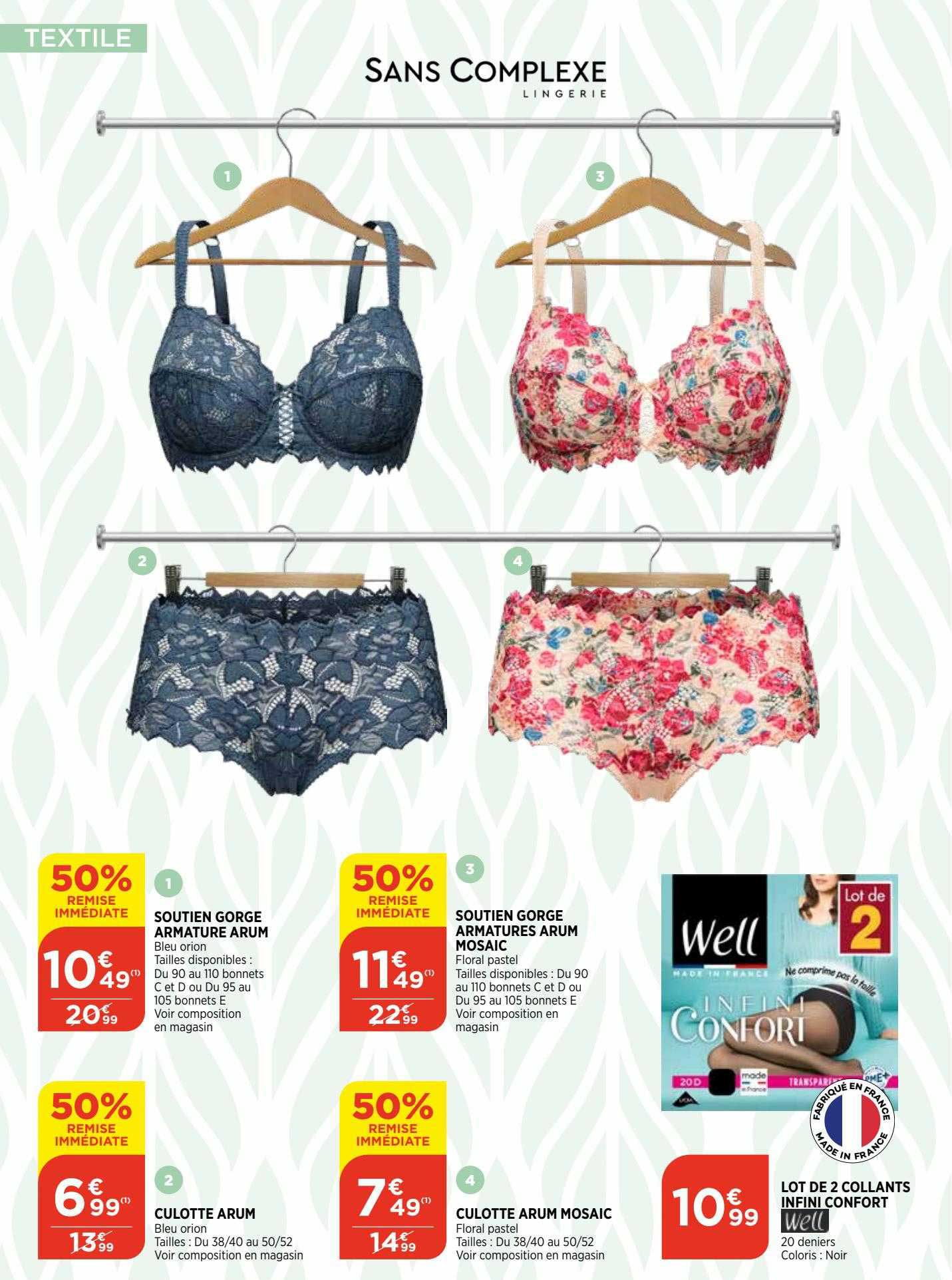 soutien gorge armature arum, soutien gorge armature arum mosaic, culotte arum, culotte arum mosaic