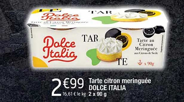 Tarte Citron Meringuée Dolce Italia