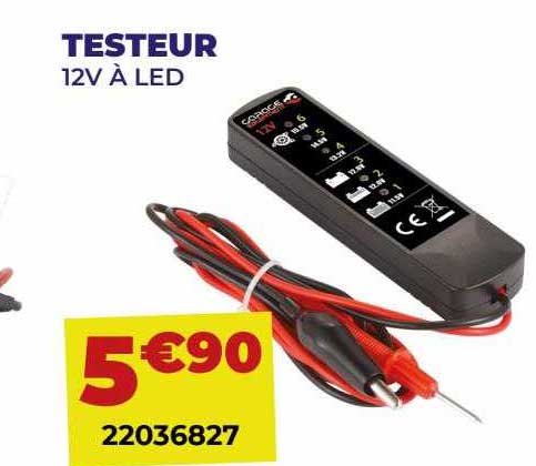 testeur 12v 0 led