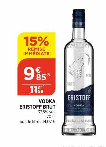 Vodka Eristoff Brut