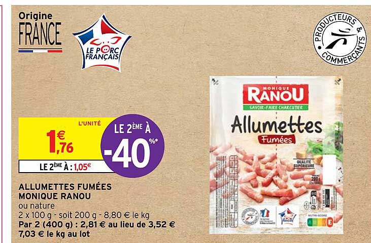 Allumettes Fumées Monique Ranou