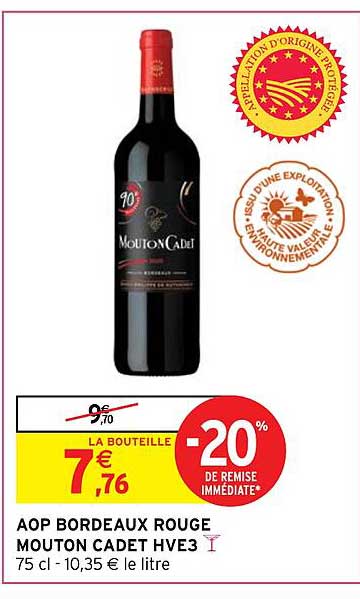aop bordeaux rouge mouton cadet hve3
