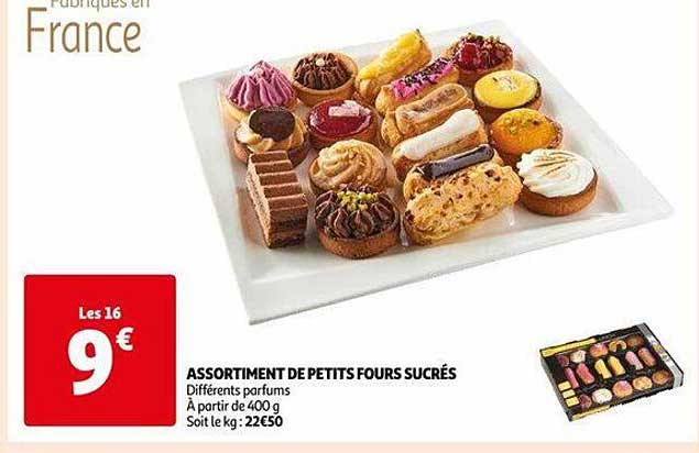 Assortiments De Petits Fours Sucrés