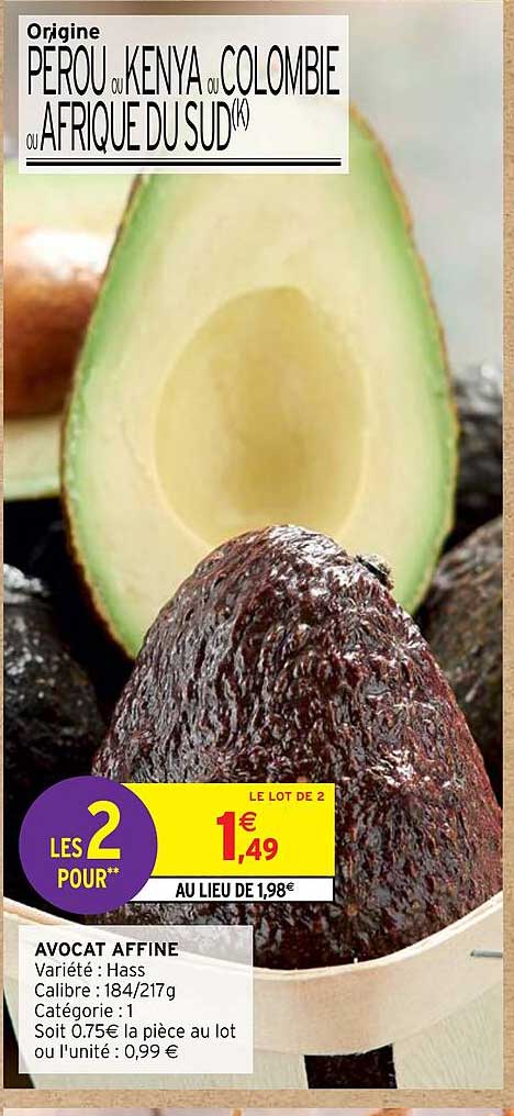 Avocat Affiné Hass