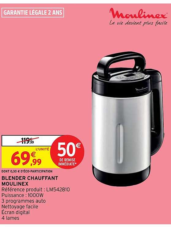 Blender Chauffant Moulinex