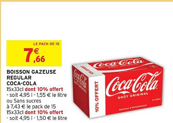 boisson gazeuse regular coca-Cola