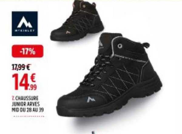 chaussure junior arves mid du 28 au 39