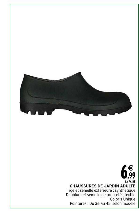 Chaussures De Jardin Adulte
