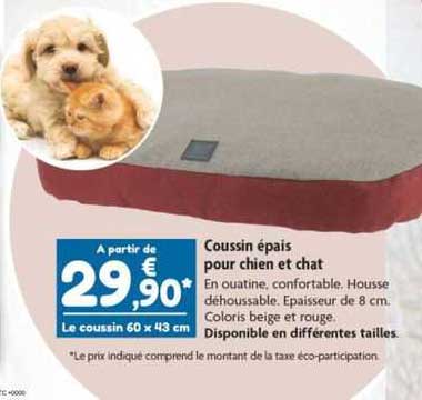 Coussin épais Pour Chien Et Chat