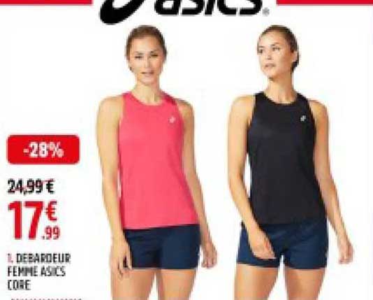 debardeur femme asics cor