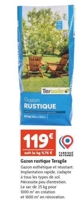gazon rustique teragile