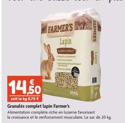 granulés complet lapin farmer's