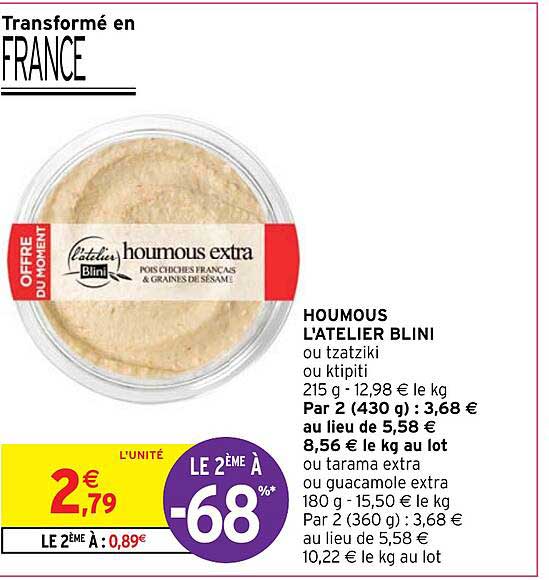 houmous l'atelier blini