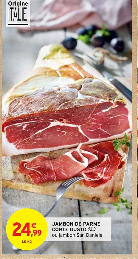 jambon de parme corte gusto
