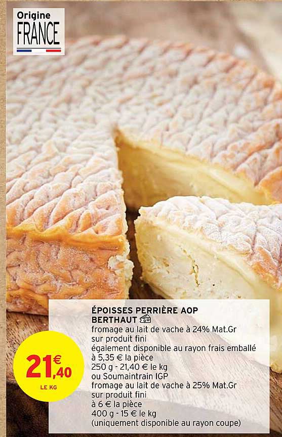 époisses perrière aop berthaut