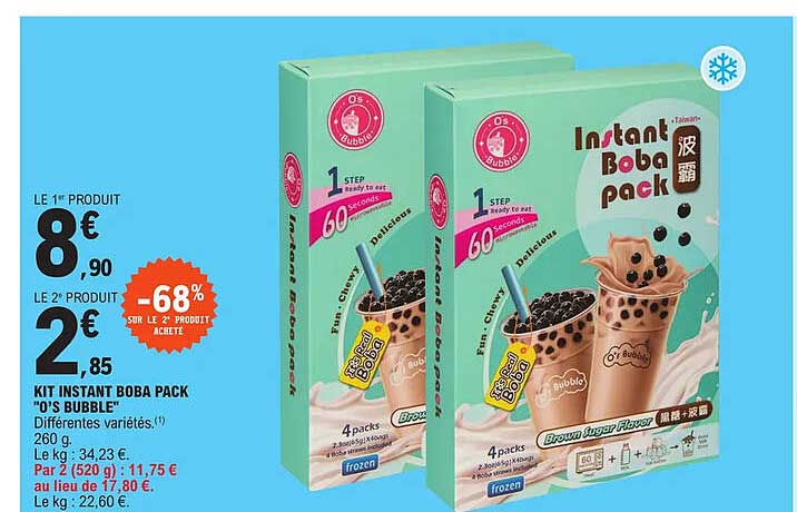 kit instant boba pack "o's bubble"