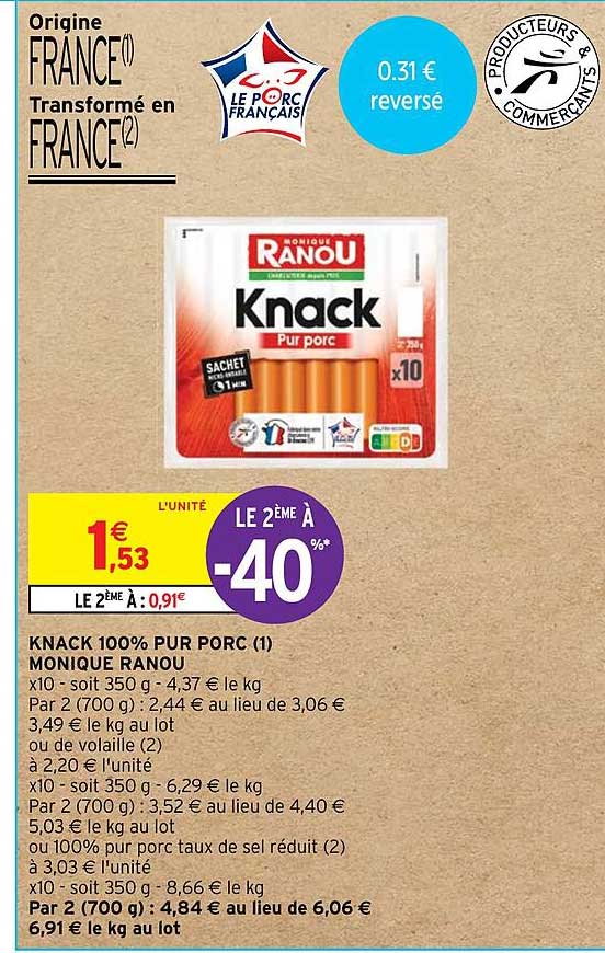 knack 100% pur porc monique ranou
