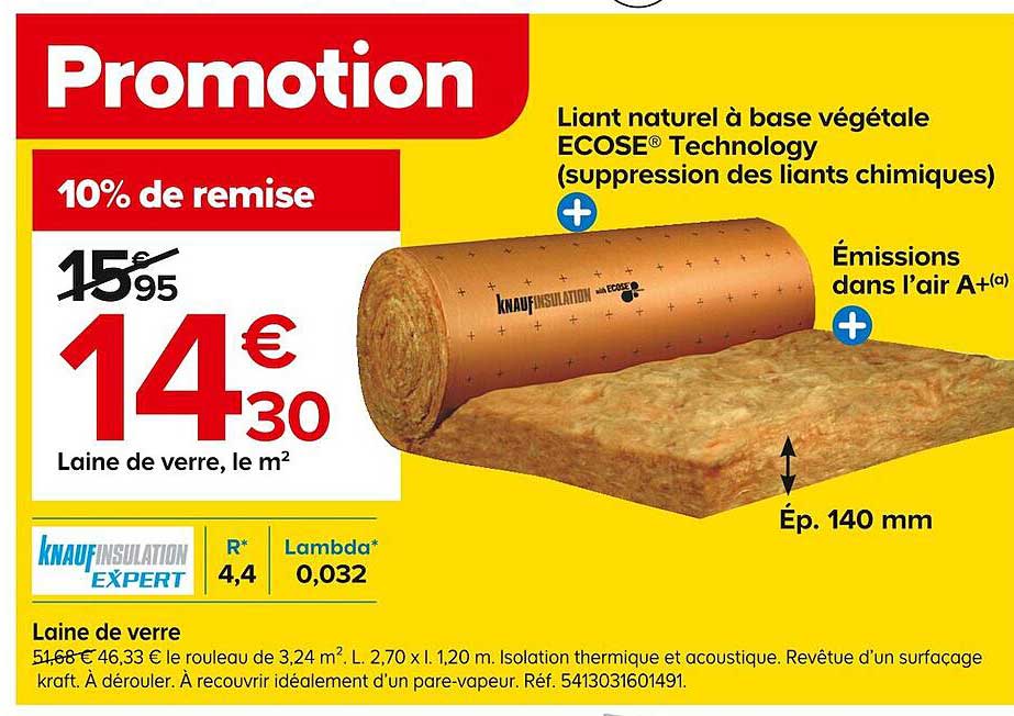 laine de verre knauf insulation expert