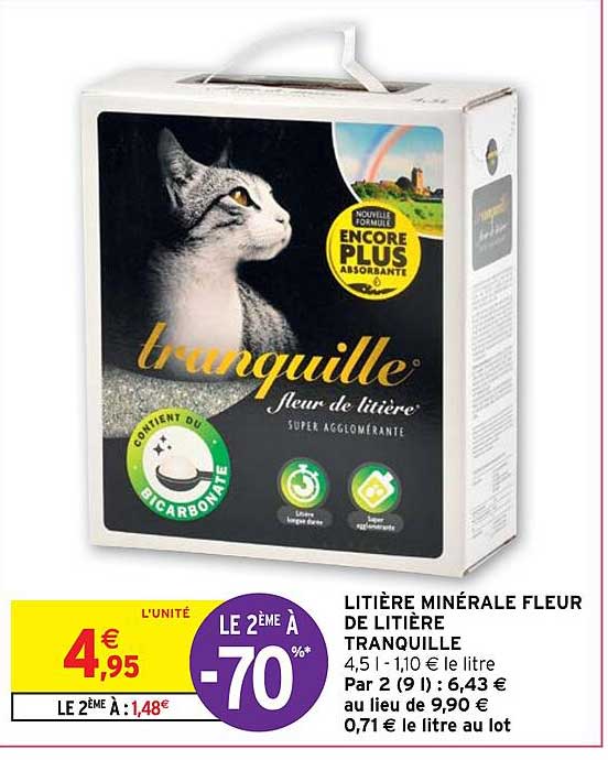 Litière Minérale Fleur De Litière Tranquille