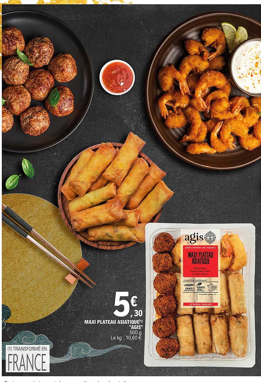 maxi plateau asiatique "agis"