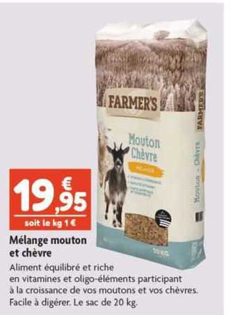 mélange mouton et chèvre